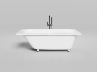 Ванна из искусственного камня Salini Orlanda Kit S-Sense 102115GRH 160x70см RAL снаружи